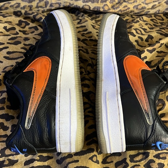 Kith Nike Air Force 1 Black and Blue Men's Shoes size: 5 - Picture 6 of 10